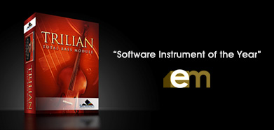 Trilian named “Software Instrument of the Year” by EM