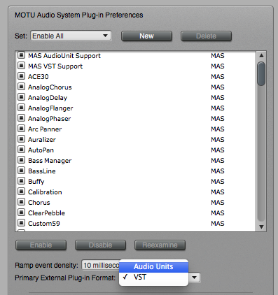 DP8 Effects Setting