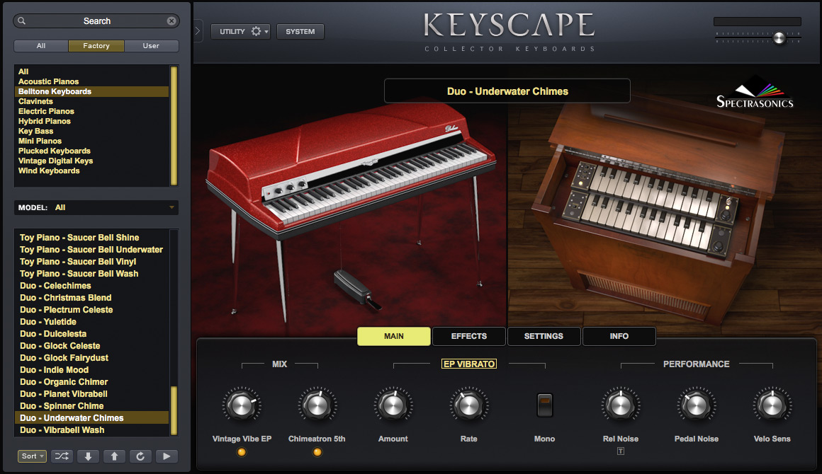 Spectrasonics - Keyscape - Collector Keyboards