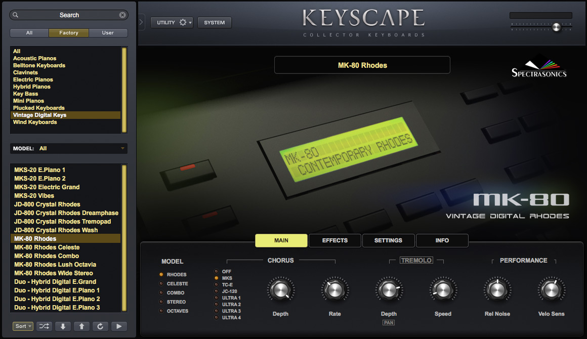 Spectrasonics - Keyscape - MK-80 Digital Rhodes